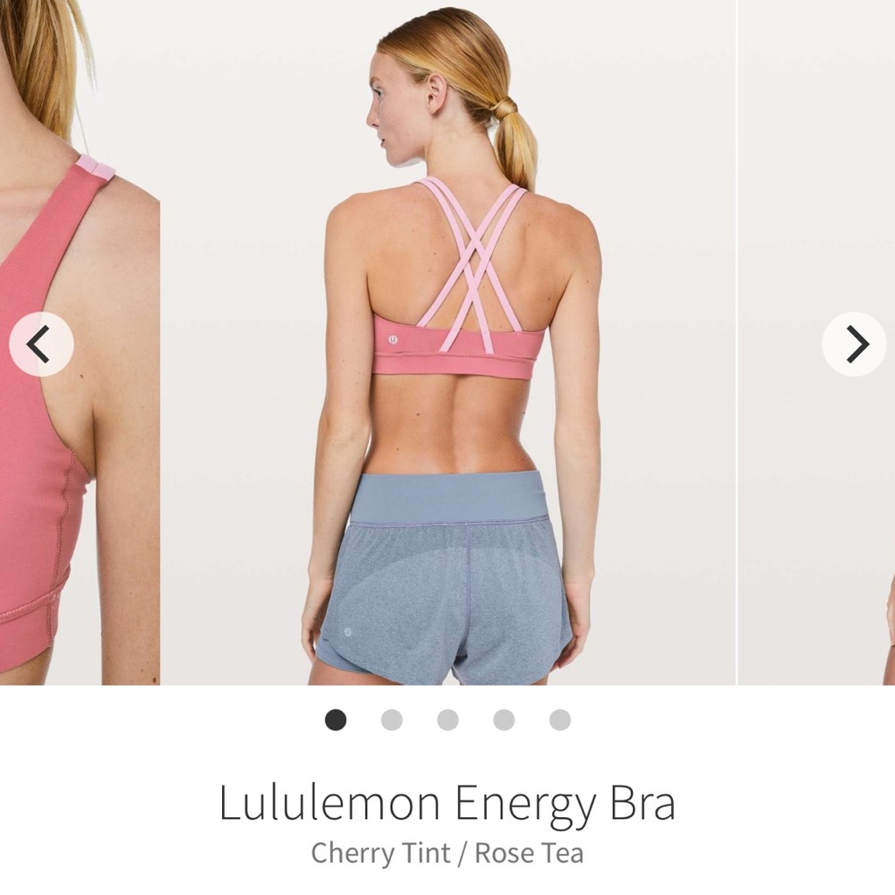 lululemon // Energy Bra - Cherry Tint / Rose Tea